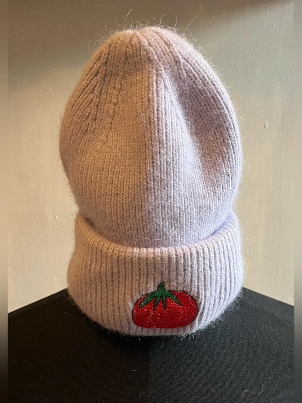 Billy Bamboo Project Paulie Lavender Angora Knit Beanie